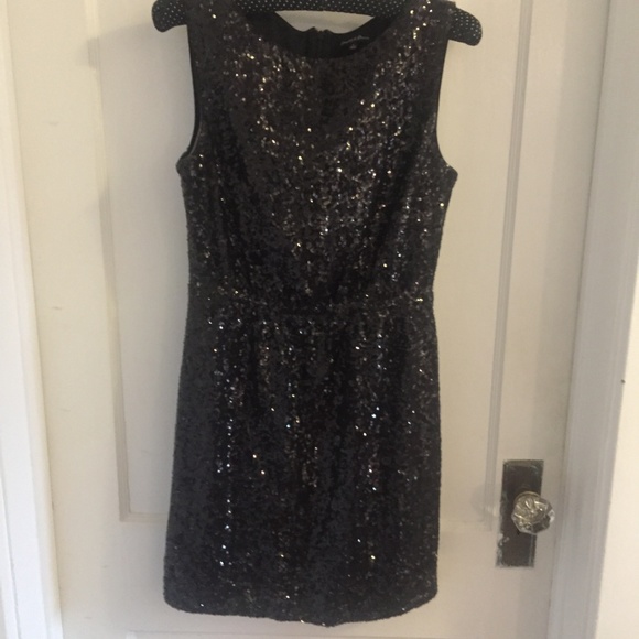 Madewell Black Sequin Dress - Picture 2 of 4